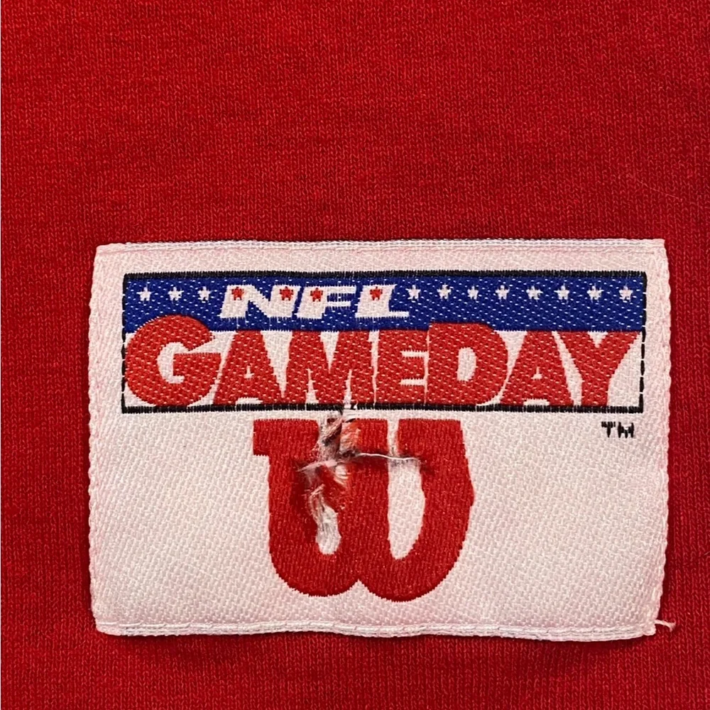 Vintage San Francisco 49ers Steve Young Wilson Jersey T-Shirt Size Medium NFL - Picture 7 of 9